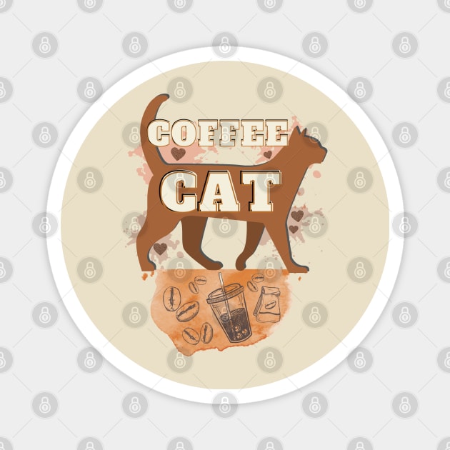 The Coffee and The Cat Magnet by Persius Vagg